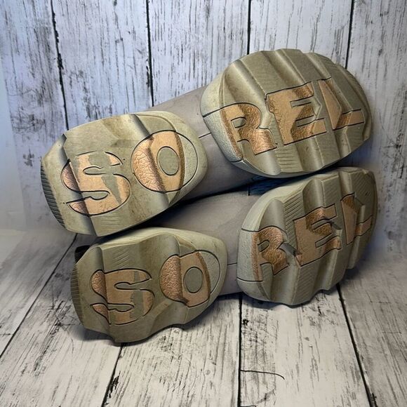 Sorel Women’s Kinetic Impact Strap Sneakers Dove Moonstone Shoes - Size 10 - Picture 11 of 12